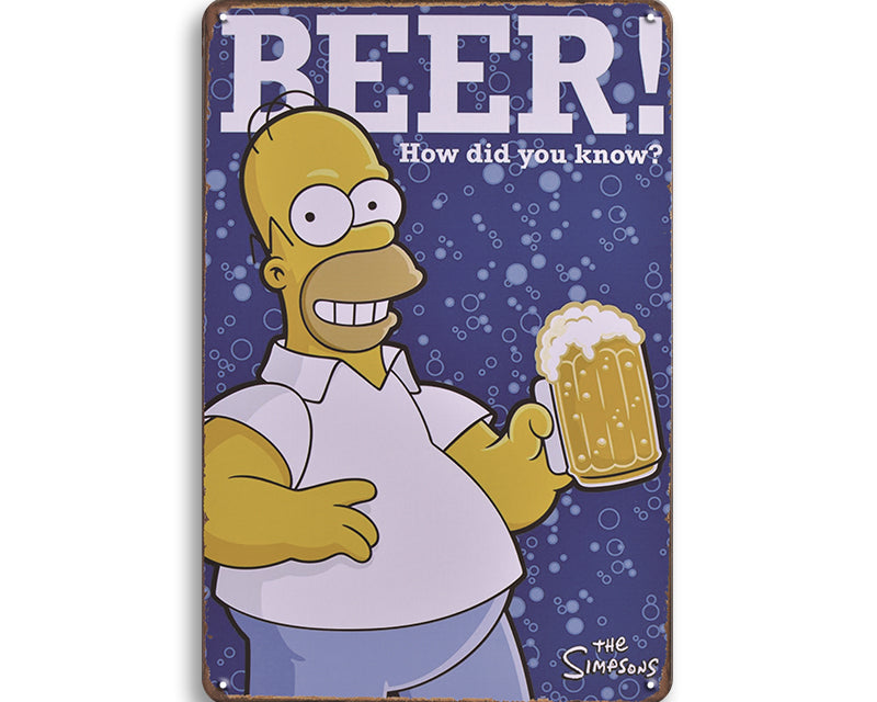 Metalen wandbord | Beer! | How did you know? |
