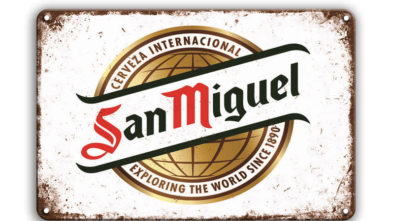 Metalen wandbord | San Miguel |