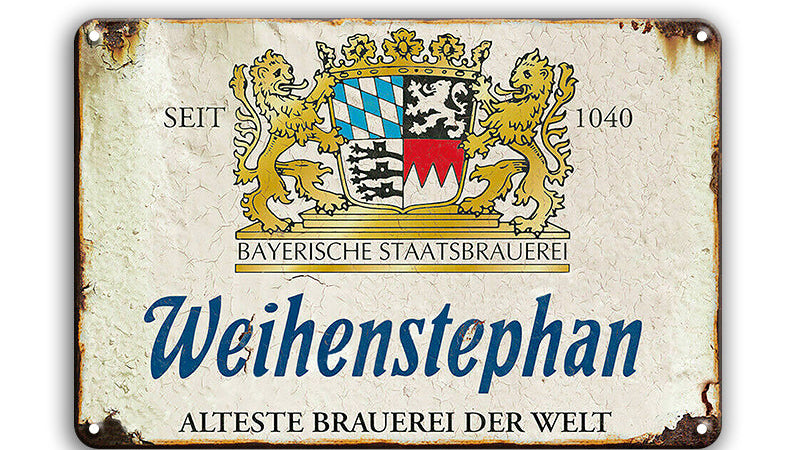 Metalen wandbord | Weihenstephan |