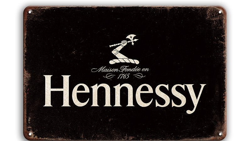 Metalen wandbord | Hennessy |