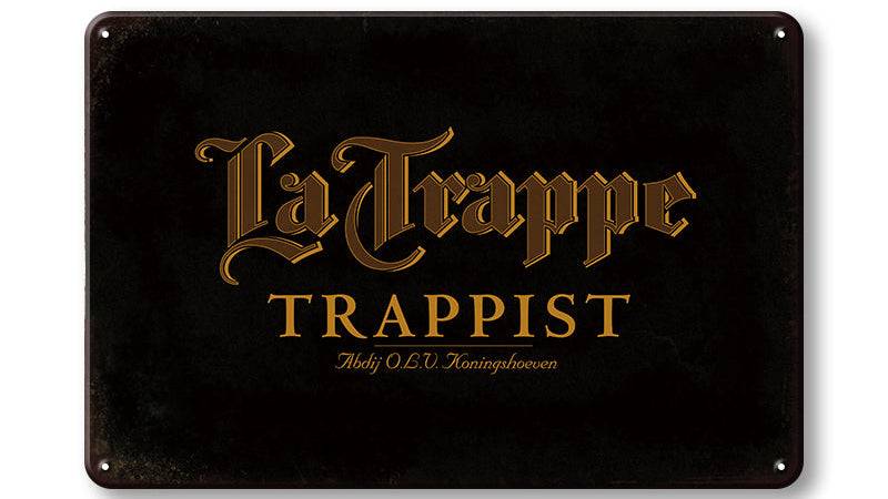 Metalen wandbord | La Trappe Trappist |