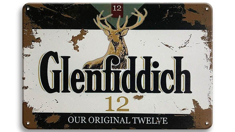 Metalen wandbord | Glenfiddich 12 |