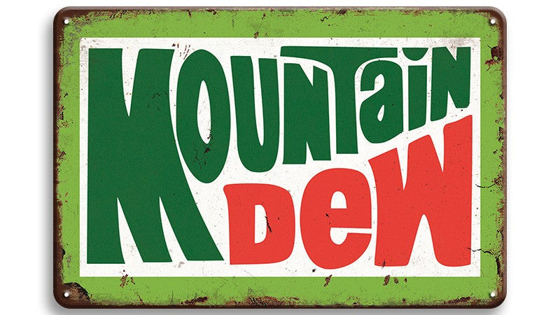 Metalen wandbord | Mountain Dew |