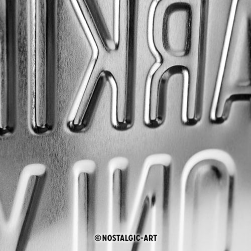 Metalen wandbord | Mini parking only | 30x20cm |