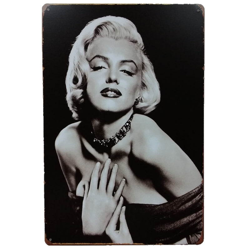 Metalen wandbord | Marilyn Monroe |