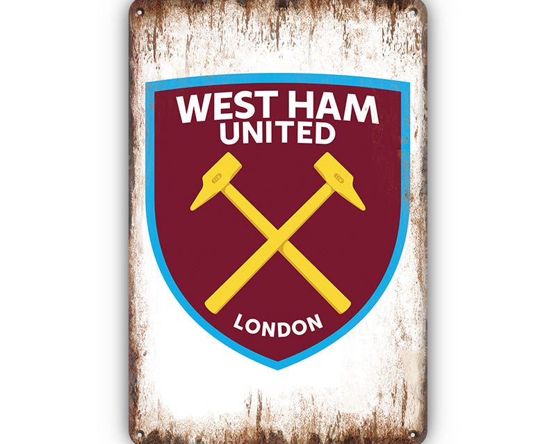 Metalen wandbord | West Ham United |