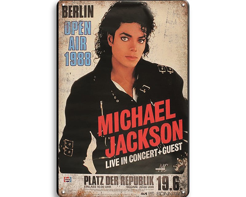 Metalen wandbord | Michael Jackson |
