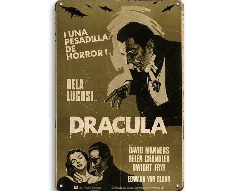 Metalen wandbord | Dracula |