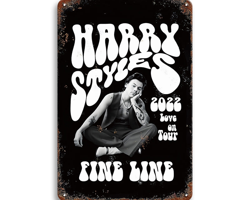 Metalen wandbord | Harry Styles | Fine line |