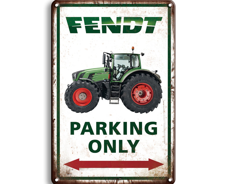 Metalen wandbord | Fendt parking only |