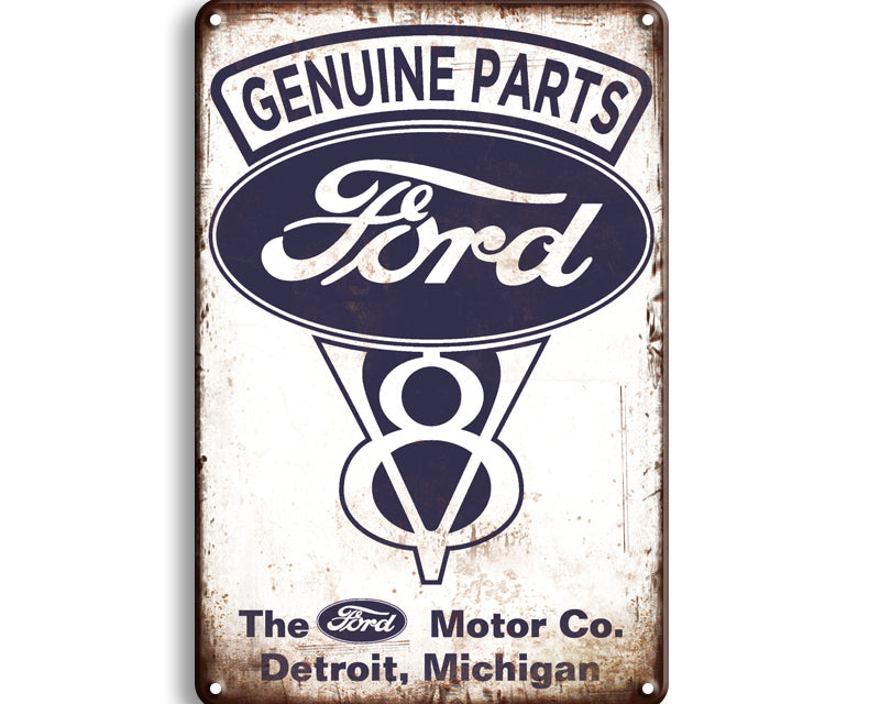 Metalen wandbord | Ford | Genuine parts |