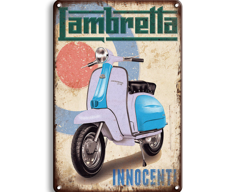 Metalen wandbord | Lambretta |