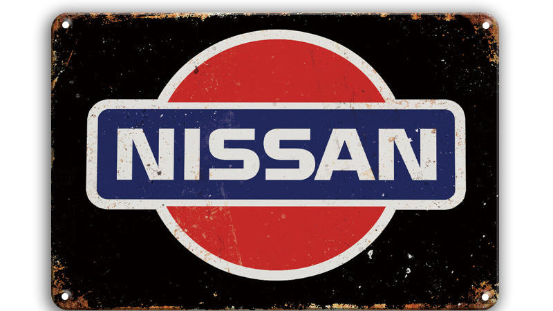 Metalen wandbord | Nissan |