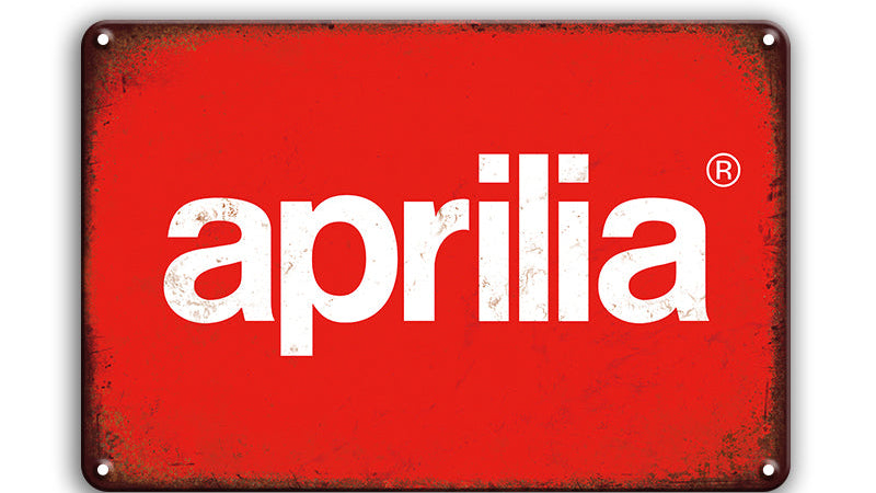 Metalen wandbord | Aprilia |