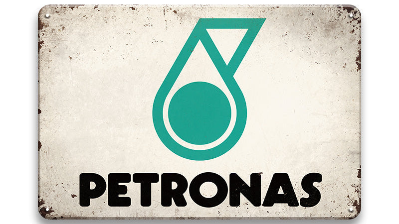 Metalen wandbord | Petronas |