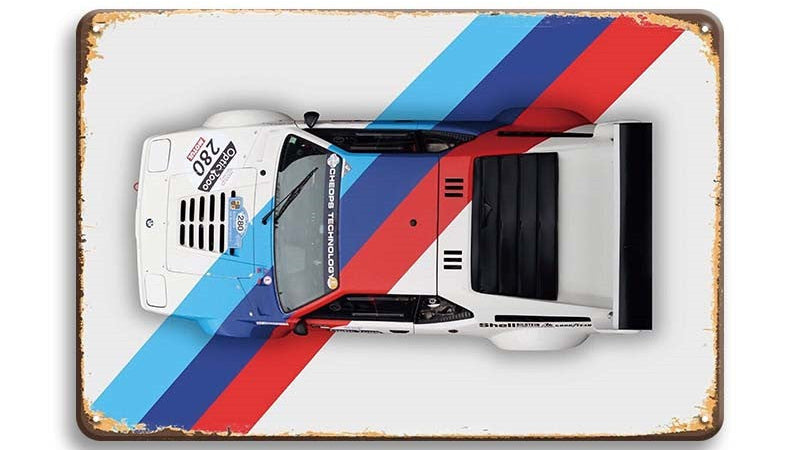 Metalen wandbord | BMW | M Series #2 |