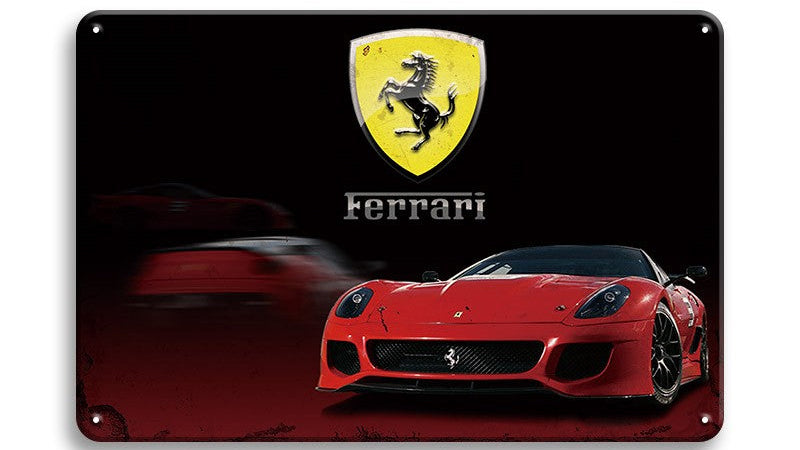 Metalen wandbord | Ferrari #2 |