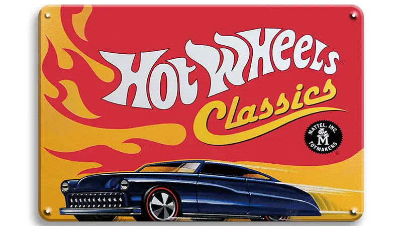 Metalen wandbord | HotWheels Classics |