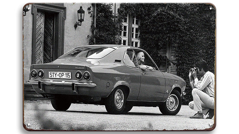 Metalen wandbord | Car |
