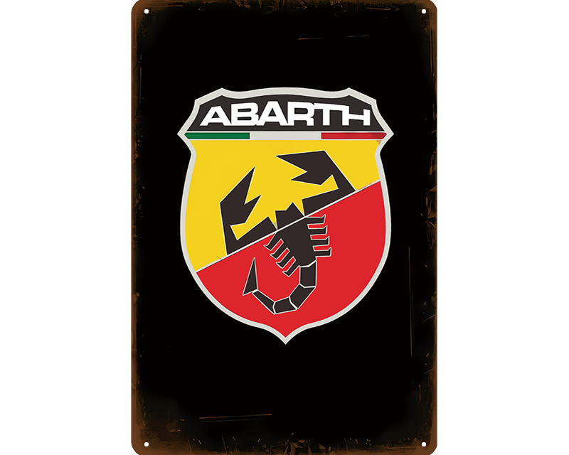 Metalen wandbord | Abarth |