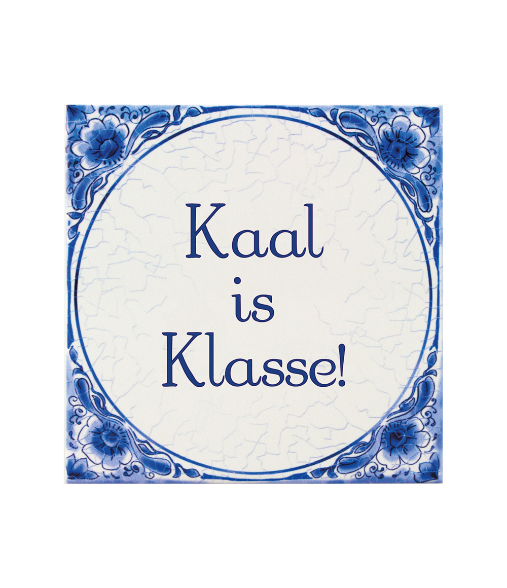 Delfts blauw tegeltje | Kaal | 14,5cm |