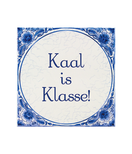 Delfts blauw tegeltje | Kaal | 14,5cm |