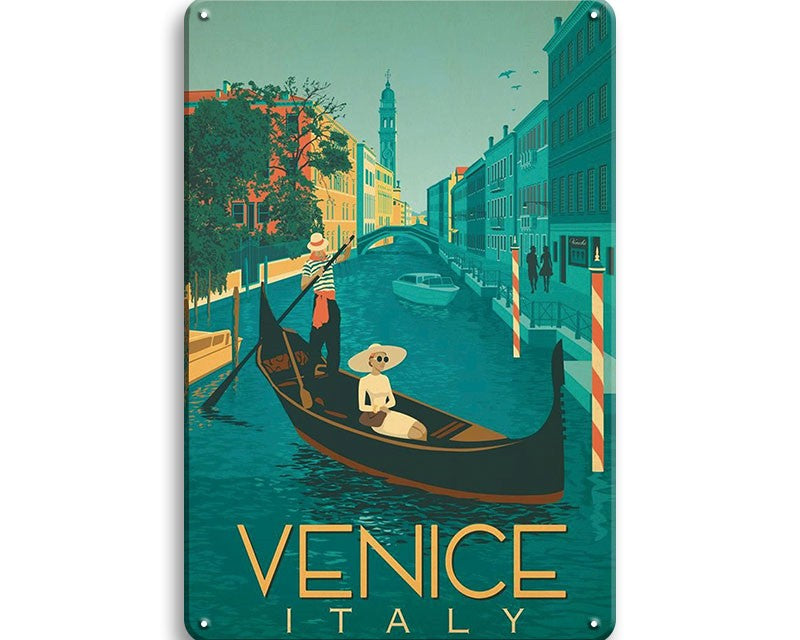 Metalen wandbord | Venice | Italy |