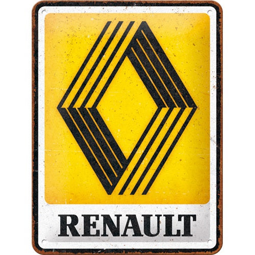 Metalen wandbord | Renault logo | 20x15cm |