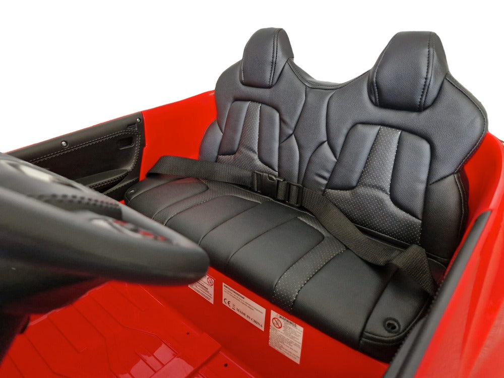 Corvette Stingray | Elektrische kinderauto | 12V | 2-Persoons model | Rood |