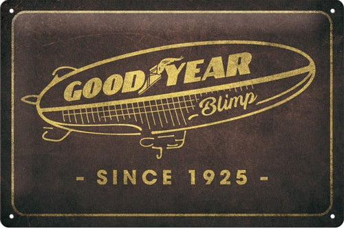 Metalen wandbord | Goodyear | Since 1925 | 20x30cm |