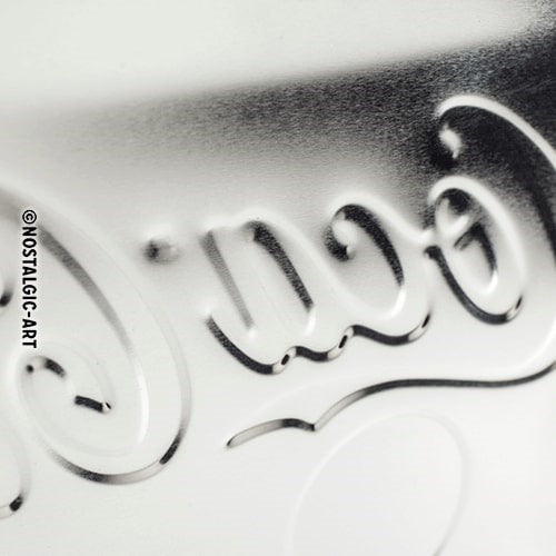 Metalen wandbord | Coca Cola geel logo | 20x30cm |