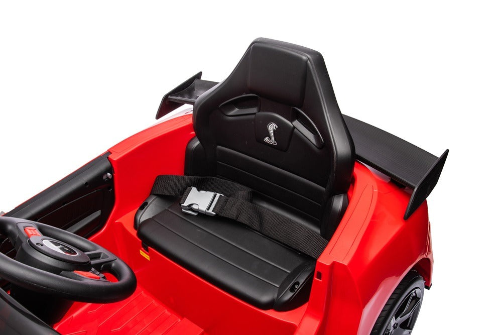 Ford Mustang GT500 rood elektrische kinderauto zitje