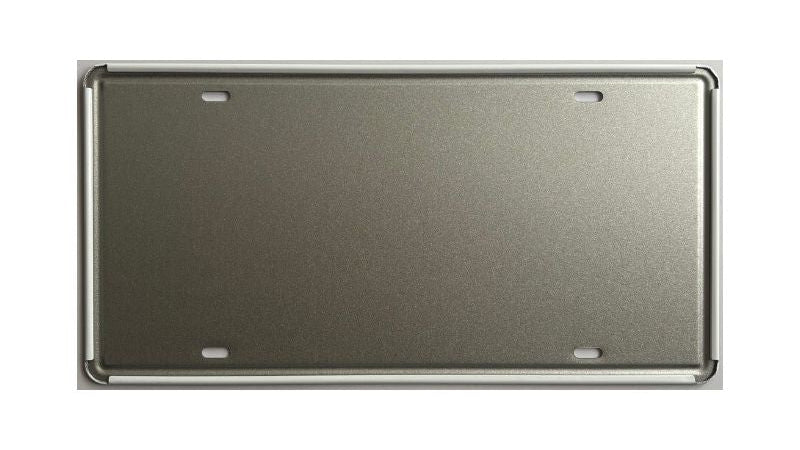 Metalen wandbord | Parma | Kentekenplaat | 15x30cm |