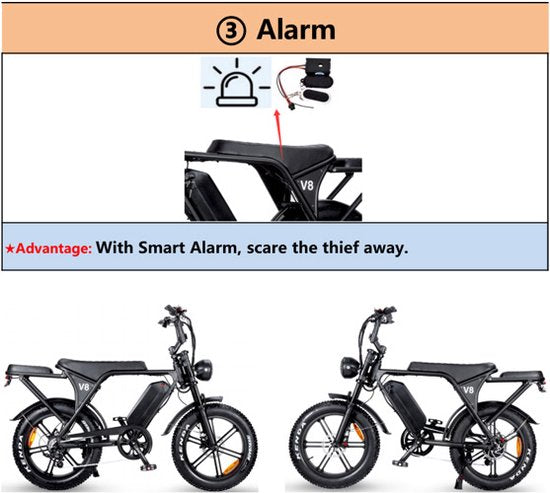 Ouxi V8 3.0 alarm