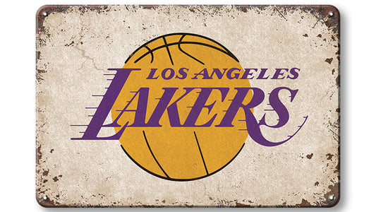 Metalen wandbord | Los Angeles | Lakers |