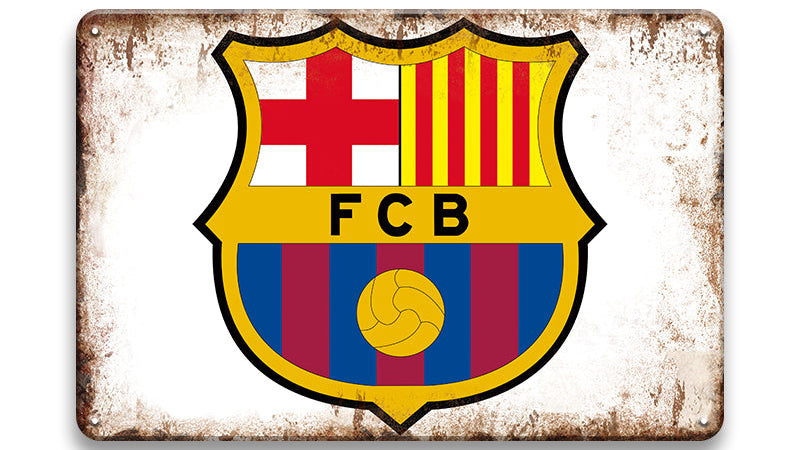 Metalen wandbord | FC Barcelona |