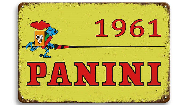 Metalen wandbord | Panini | 1961 |