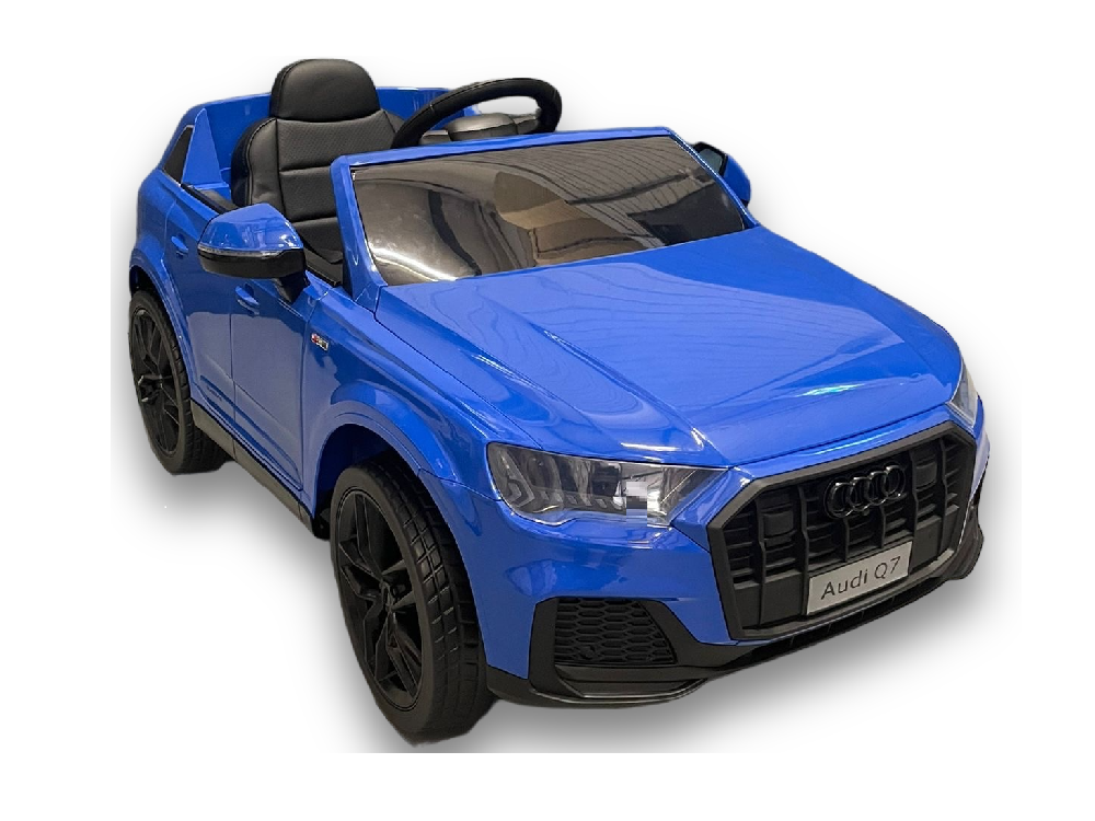 Audi Q7 | Elektrische kinderauto | 12V | Blauw |