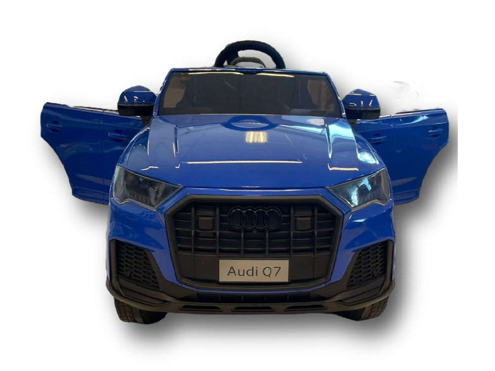Audi Q7 | Elektrische kinderauto | 12V | Blauw |