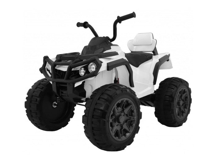 Elektrische kinderquad | Met rubberen banden | 12V | Wit |