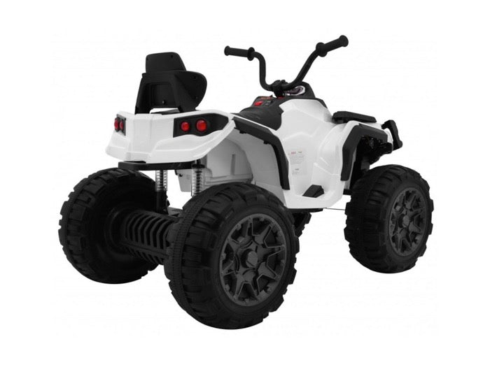 Elektrische kinderquad | Met rubberen banden | 12V | Wit |