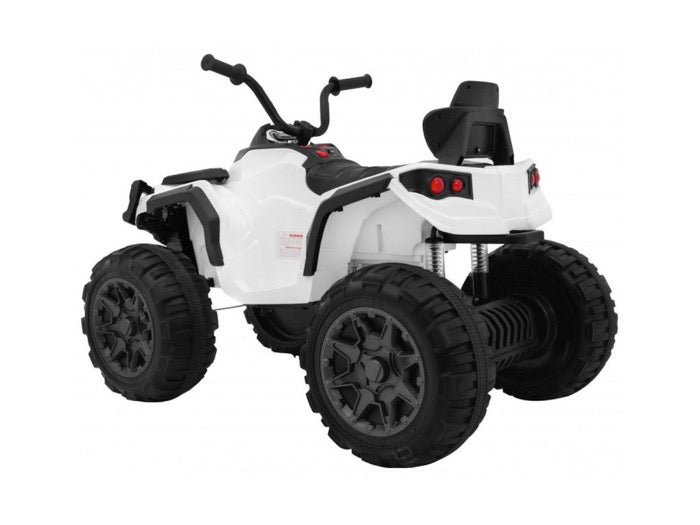 Elektrische kinderquad | Met rubberen banden | 12V | Wit |