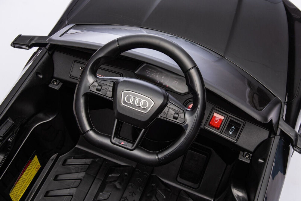 Audi S Q8 | Elektrische kinderauto | 12V | Zwart |