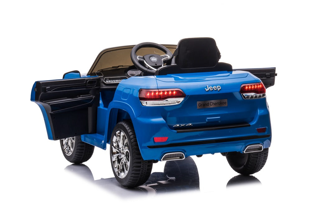 Jeep Grand Cherokee | Elektrische kinderauto | 12V | Blauw |
