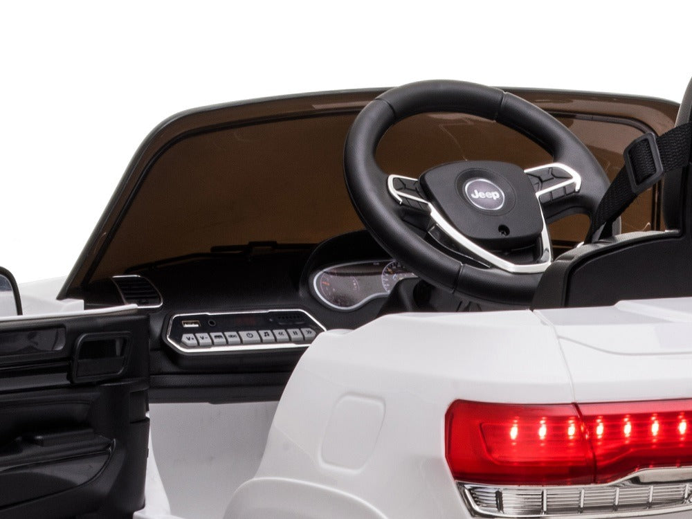 Jeep Grand Cherokee | Elektrische kinderauto | 12V | Wit |