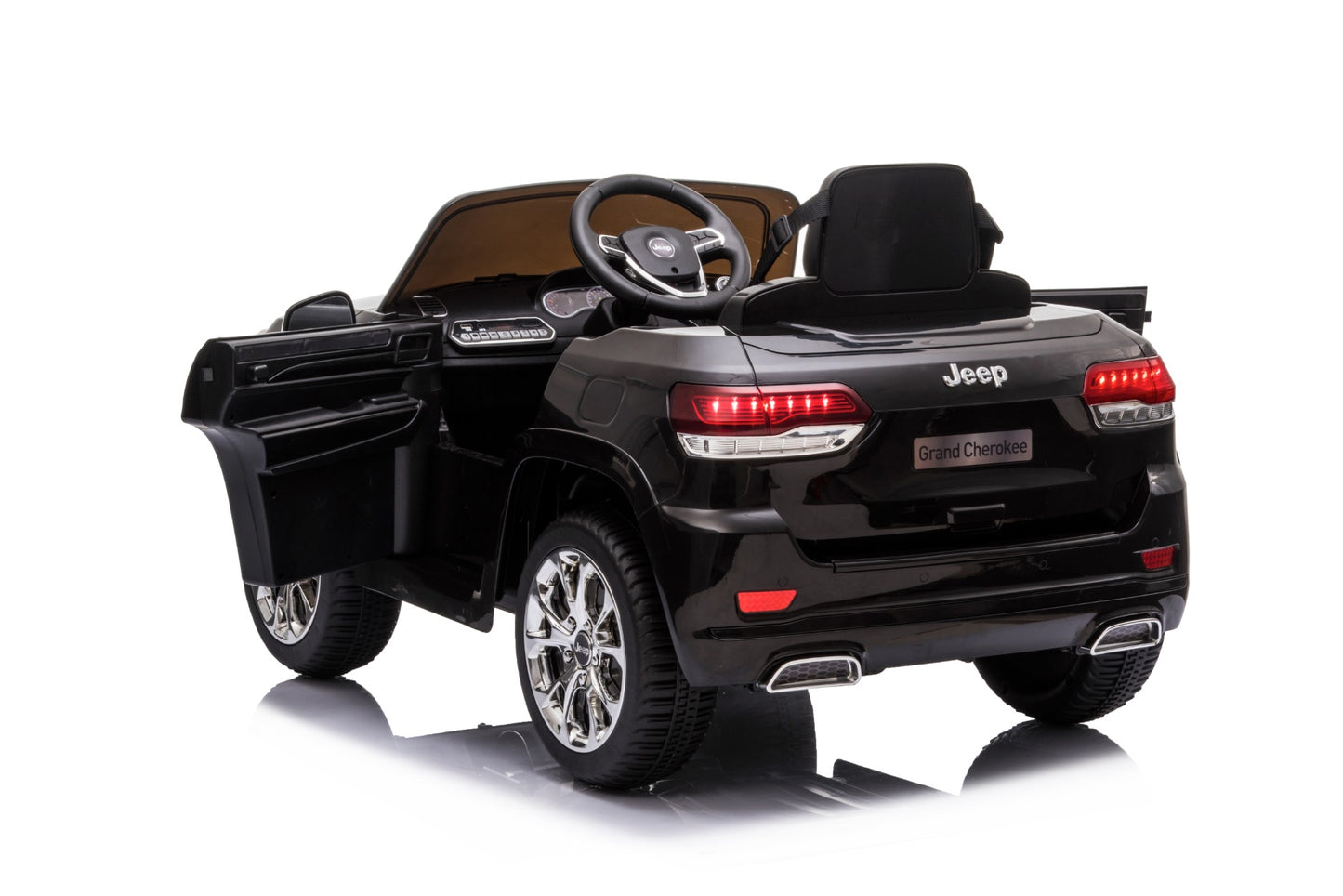 Jeep Grand Cherokee | Elektrische kinderauto | 12V | Zwart |