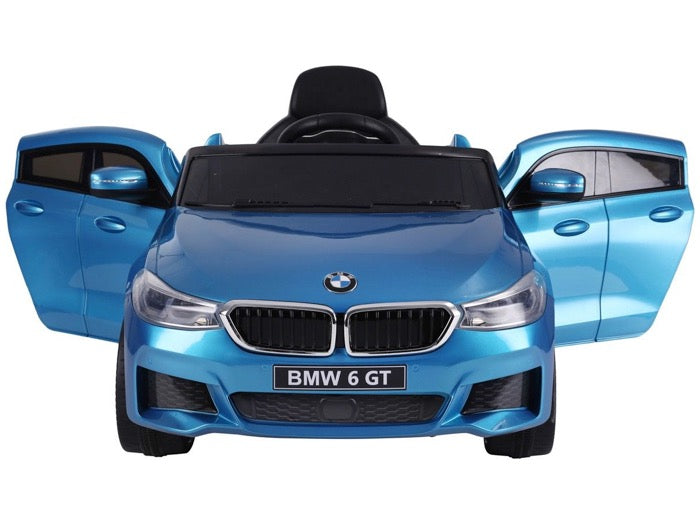 BMW 6 GT | Elektrische kinderauto | 12V | Blauw |