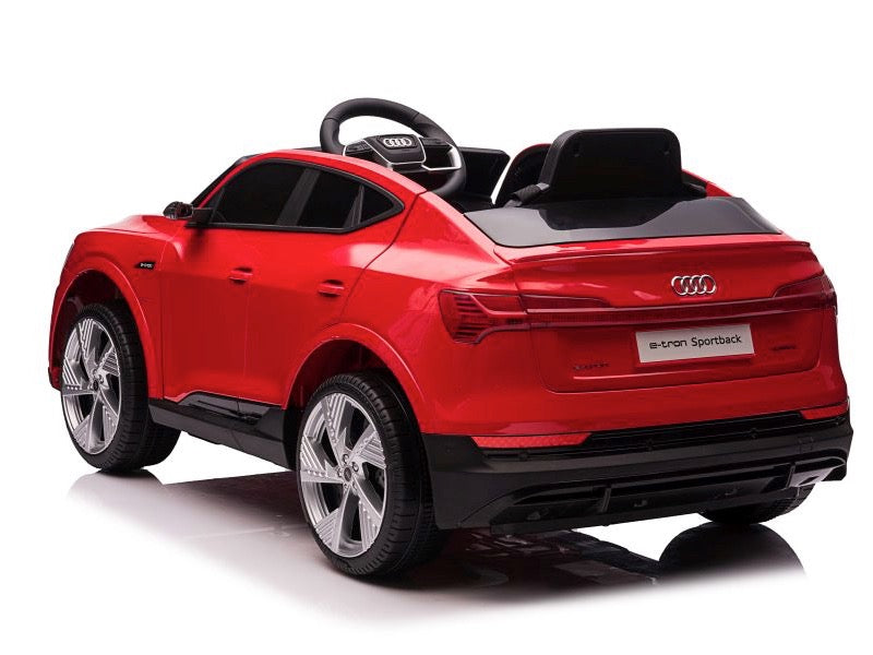 Audi e-tron | Elektrische kinderauto | 12V | Rood |