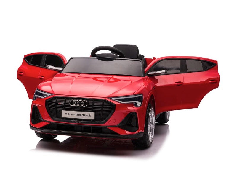 Audi e-tron | Elektrische kinderauto | 12V | Rood |
