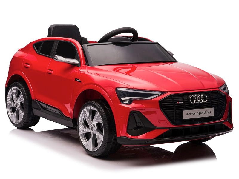 Audi e-tron | Elektrische kinderauto | 12V | Rood |